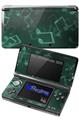 Bokeh Music Seafoam Green - Decal Style Skin fits Nintendo 3DS (3DS SOLD SEPARATELY)