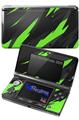 Jagged Camo Neon Green - Decal Style Skin fits Nintendo 3DS (3DS SOLD SEPARATELY)