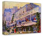 Gallery Wrapped 11x14x1.5  Canvas Art - Vincent Van Gogh The Restaurant De La Siren In Asni�res