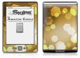 Bokeh Hex Yellow - Decal Style Skin (fits 4th Gen Kindle with 6inch display and no keyboard)