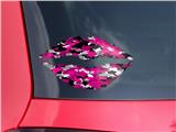 Lips Decal 9x5.5 WraptorCamo Digital Camo Hot Pink