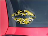 Lips Decal 9x5.5 WraptorCamo Digital Camo Yellow