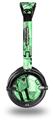 Scene Kid Sketches Green Decal Style Skin fits Skullcandy Lowrider Headphones (HEADPHONES  SOLD SEPARATELY)