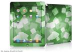 iPad Skin - Bokeh Squared Green (fits iPad2 and iPad3)