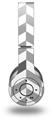 WraptorSkinz Skin Decal Wrap compatible with Beats Wireless (Original) Headphones Chevrons Gray And Charcoal Skin Only (HEADPHONES NOT INCLUDED)