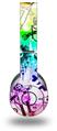 WraptorSkinz Skin Decal Wrap compatible with Beats Wireless (Original) Headphones Scene Kid Sketches Rainbow Skin Only (HEADPHONES NOT INCLUDED)