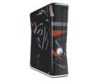 Baja 0023 Orange Burnt Decal Style Skin for XBOX 360 Slim Vertical
