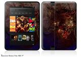 Burst Decal Style Skin fits 2012 Amazon Kindle Fire HD 7 inch
