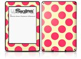 Kearas Polka Dots Pink On Cream - Decal Style Skin fits Amazon Kindle Paperwhite (Original)