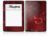 Bokeh Music Red - Decal Style Skin fits Amazon Kindle Paperwhite (Original)