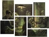 Vincent Van Gogh Potato Ear - 7 Piece Fabric Peel and Stick Wall Skin Art (50x38 inches)