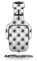 Kearas Daisies Black on White Decal Style Skin (fits Tritton AX Pro Gaming Headphones - HEADPHONES NOT INCLUDED) 