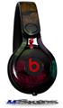 WraptorSkinz Skin Decal Wrap compatible with Beats Mixr Headphones Rainbow Lips Black Skin Only (HEADPHONES NOT INCLUDED)