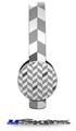 Chevrons Gray And Charcoal Decal Style Skin (fits Sol Republic Tracks Headphones - HEADPHONES NOT INCLUDED) 