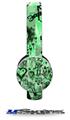 Scene Kid Sketches Green Decal Style Skin (fits Sol Republic Tracks Headphones - HEADPHONES NOT INCLUDED) 